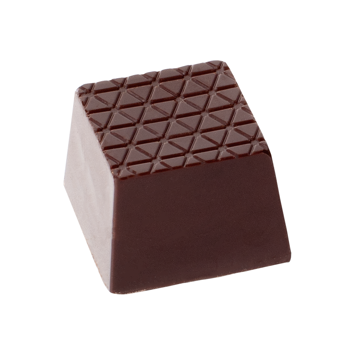 Dark Chocolate Raspberry Truffle Square