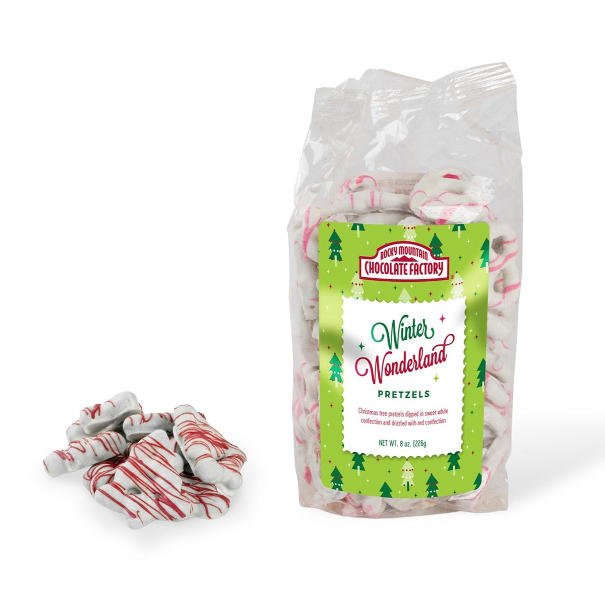 Holiday Christmas Tree Mini Pretzels 2 Pack