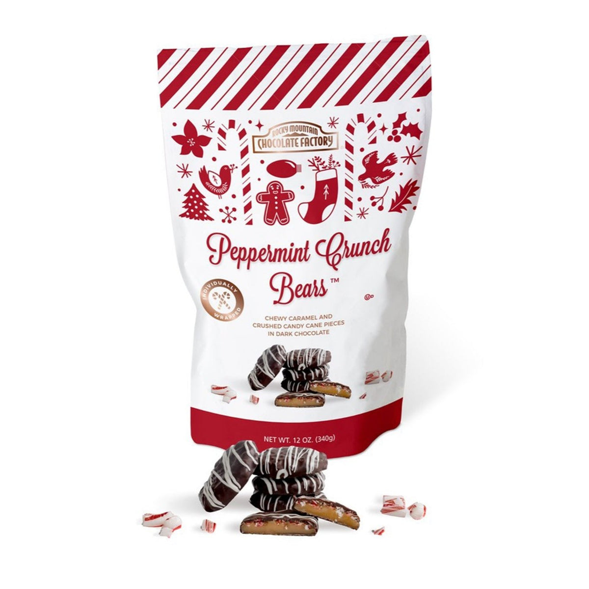 Dark Chocolate Peppermint Crunch Bears™