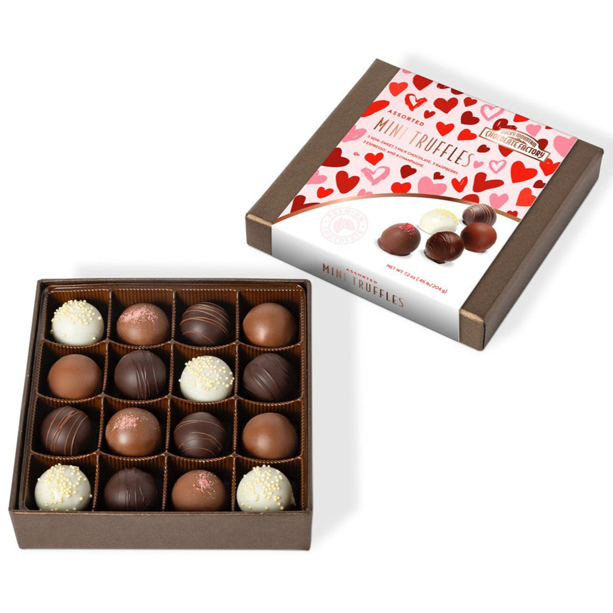 Valentine Mini Gourmet Truffles Gift Box