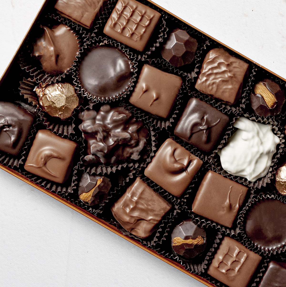 Holiday Nut And Caramel Chocolates Gift Box, 15.5 oz.