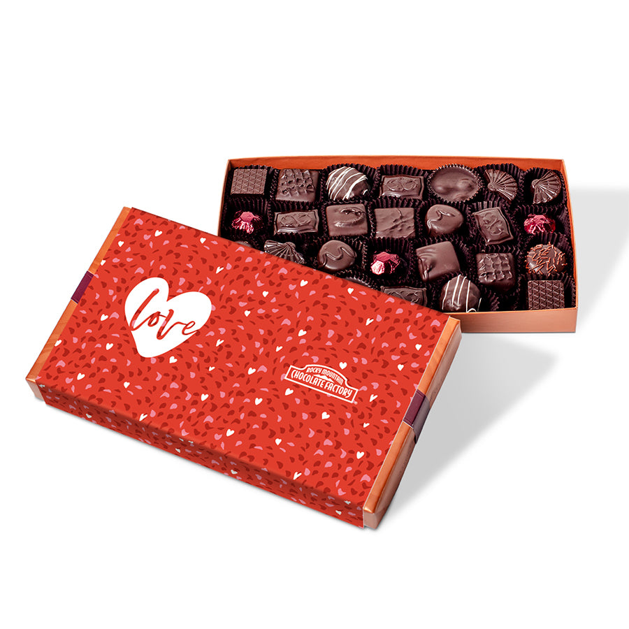 Valentine's Dark Assorted Chocolates Gift Box