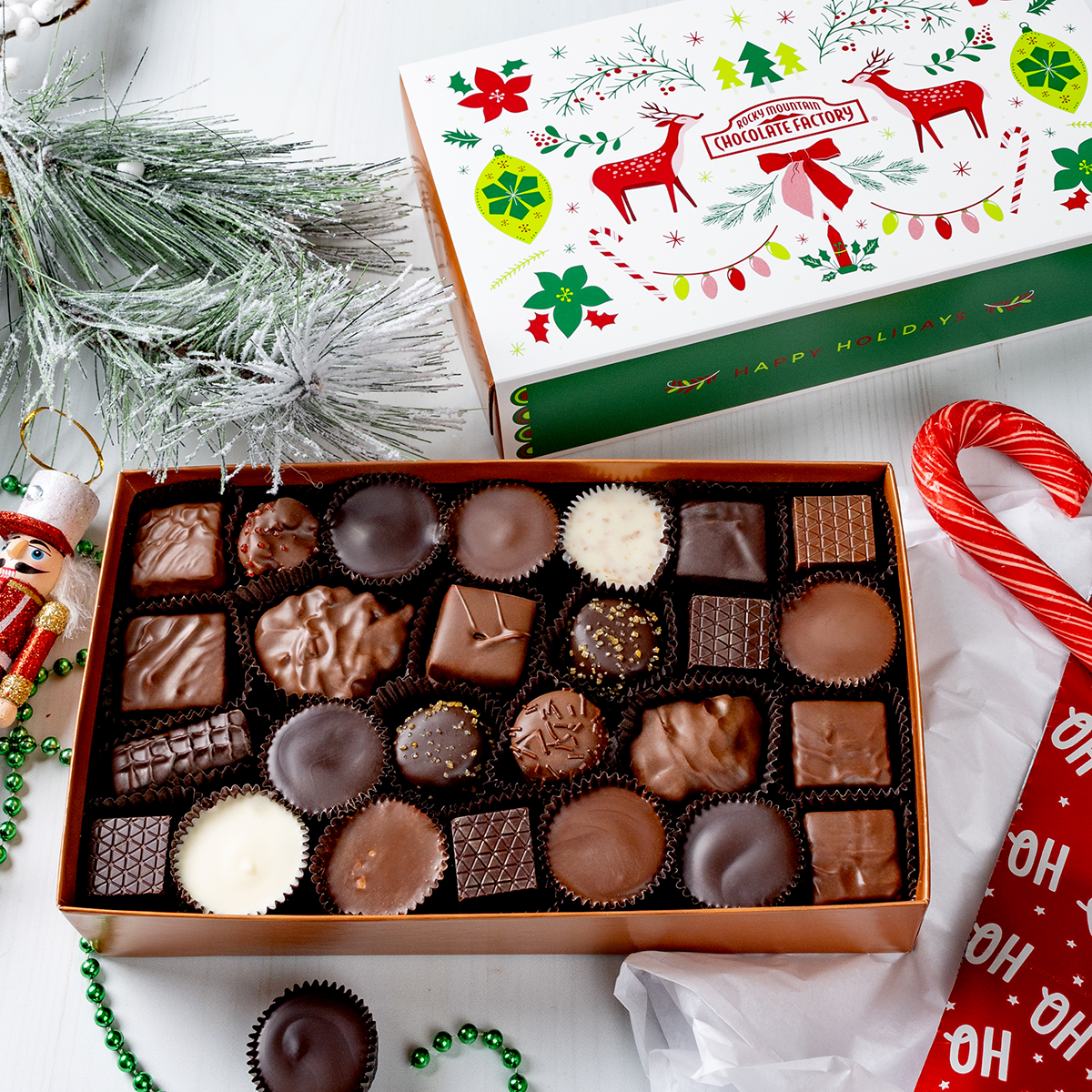 Holiday Assorted Chocolates Gift Box, 29 oz.